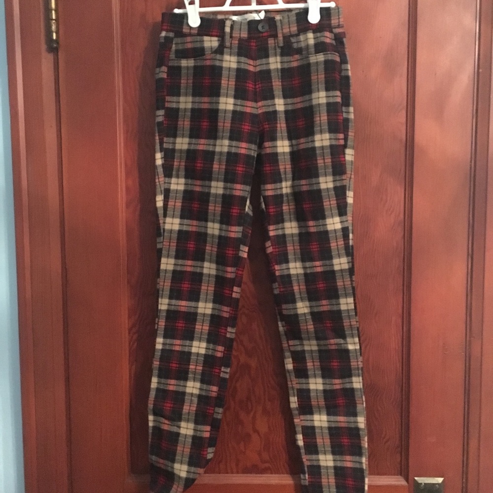 ModCloth pull-on plaid pants